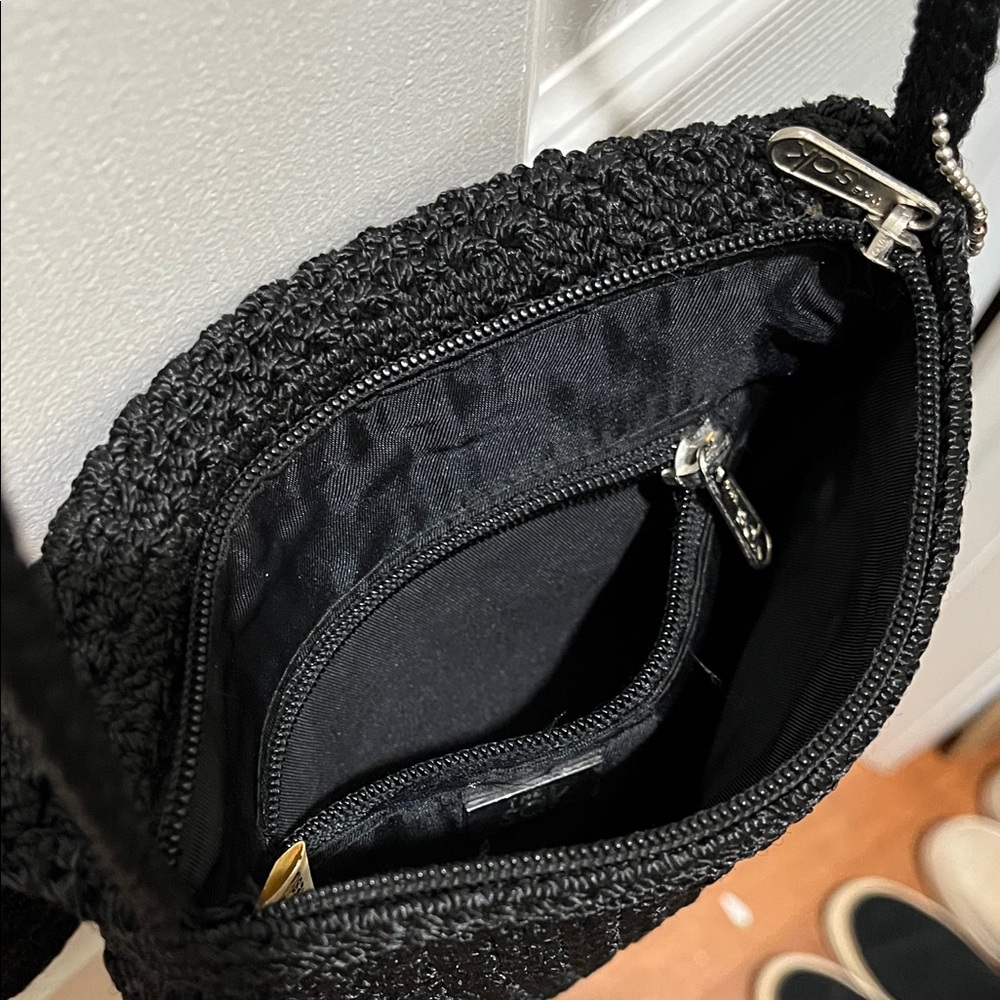 The Sak Black Textured Crossbody Bag - Picture 10 of 11